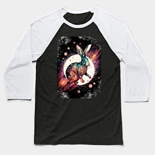 Year of the rabbit chinese zodiac sign space design with planets Baseball T-Shirt